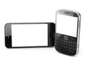 Contemporary Shiny Black Mobile Phones