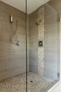Contemporary Shower with Dual Heads