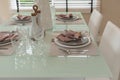 contemporary style dining room Royalty Free Stock Photo