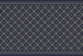 Contemporary Thai fabric patterns that use mostly squares with square points Royalty Free Stock Photo
