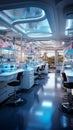 Contemporary vacant lab for advanced biology and applied scientific research