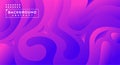 Abstract vector background illustration art design, with contemporary purple gradient illustration with wave pattern for minimalis Royalty Free Stock Photo