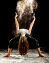 Contemporary dance powder Royalty Free Stock Photo