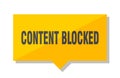 Content blocked price tag