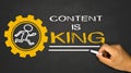 content is king Royalty Free Stock Photo