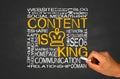 Content is king Royalty Free Stock Photo