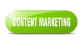 content marketing button. content marketing sign. key. push button. Royalty Free Stock Photo