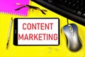 Content marketing-designing and creating user interfaces on the Internet for websites,