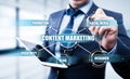 Content Marketing Strategy Business Technology Internet Concept Royalty Free Stock Photo