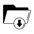 Content saving Vector Icon which can easily modify or edit Royalty Free Stock Photo
