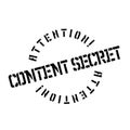 Content Secret rubber stamp