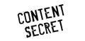 Content Secret rubber stamp