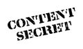 Content Secret rubber stamp