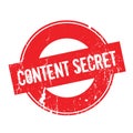 Content Secret rubber stamp