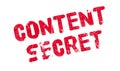 Content Secret rubber stamp