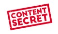 Content Secret rubber stamp