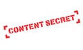 Content Secret rubber stamp