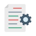 Content setting, content, setting, content management fully editable vector icons