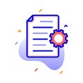 Content setting, content, setting, content management fully editable vector icons
