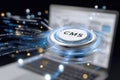 Content system design: management portal, web module, file organizer, user dashboard, data handler, page editor Royalty Free Stock Photo