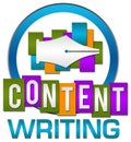 Content Writing Colorful Circle Stripes