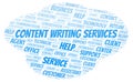 Content Writing Services word cloud.