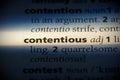 Contentious