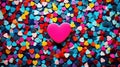 contentment happy heart background