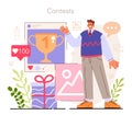 Contest. Social media content manager guidance. How create visual