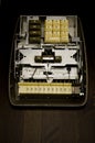 Contex comptometer inside Royalty Free Stock Photo