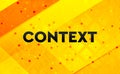 Context abstract digital banner yellow background