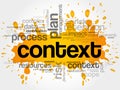 Context word cloud