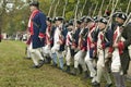 Continentals arrive at the 225th Anniversary of the Victory at Yorktown, a reenactment of the siege of Yorktown, where General Geo