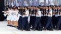 Contingents marching during NDP 2009