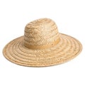 Beachcomber hat isolated on white background Royalty Free Stock Photo