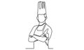 Continue line of professional chefs. Culinary chefs