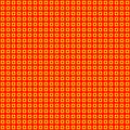 continues pattern simple block yellow and orange square dot
