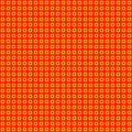 continues pattern simple block yellow and orange square dot