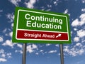 Continuing education straight ahead