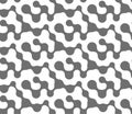 Continuous Abstract Graphic Bacteria Pattern Pattern. Repeat Minimal Vector Round Decoration Texture. Repetitive Decorative Bio
