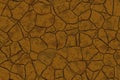 Continuous cracked ground pattern Royalty Free Stock Photo