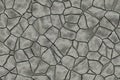 Continuous cracked ground pattern Royalty Free Stock Photo