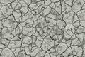 Continuous cracked ground pattern Royalty Free Stock Photo
