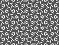 Continuous Elegant Vector Continuous Print Texture. Seamless Monochrome Graphic Great Art Pattern. Repetitive Black Thirties