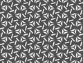 Continuous Elegant Vector Continuous Print Texture. Seamless Monochrome Graphic Great Art Pattern. Repetitive Black Thirties