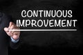 CONTINUOUS IMPROVEMENT Royalty Free Stock Photo