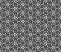 Continuous Islamic Graphic Thirties Wallpaper Texture. Seamless Elegant Vector Plexus Repeat Pattern. Repeat Geometric Circular