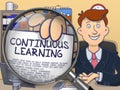 Continuous Learning through Magnifier. Doodle Style.