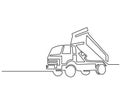 Construction truck tipper Royalty Free Stock Photo