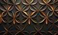 Continuous pattern of AI-enhanced deep learning quantum brainwave synchronization processors Royalty Free Stock Photo